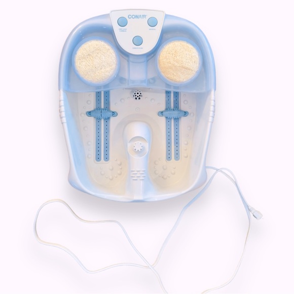 Conair Bath Conair Hydrotherapy Waterfall Foot Spa Heat Bubbles Led